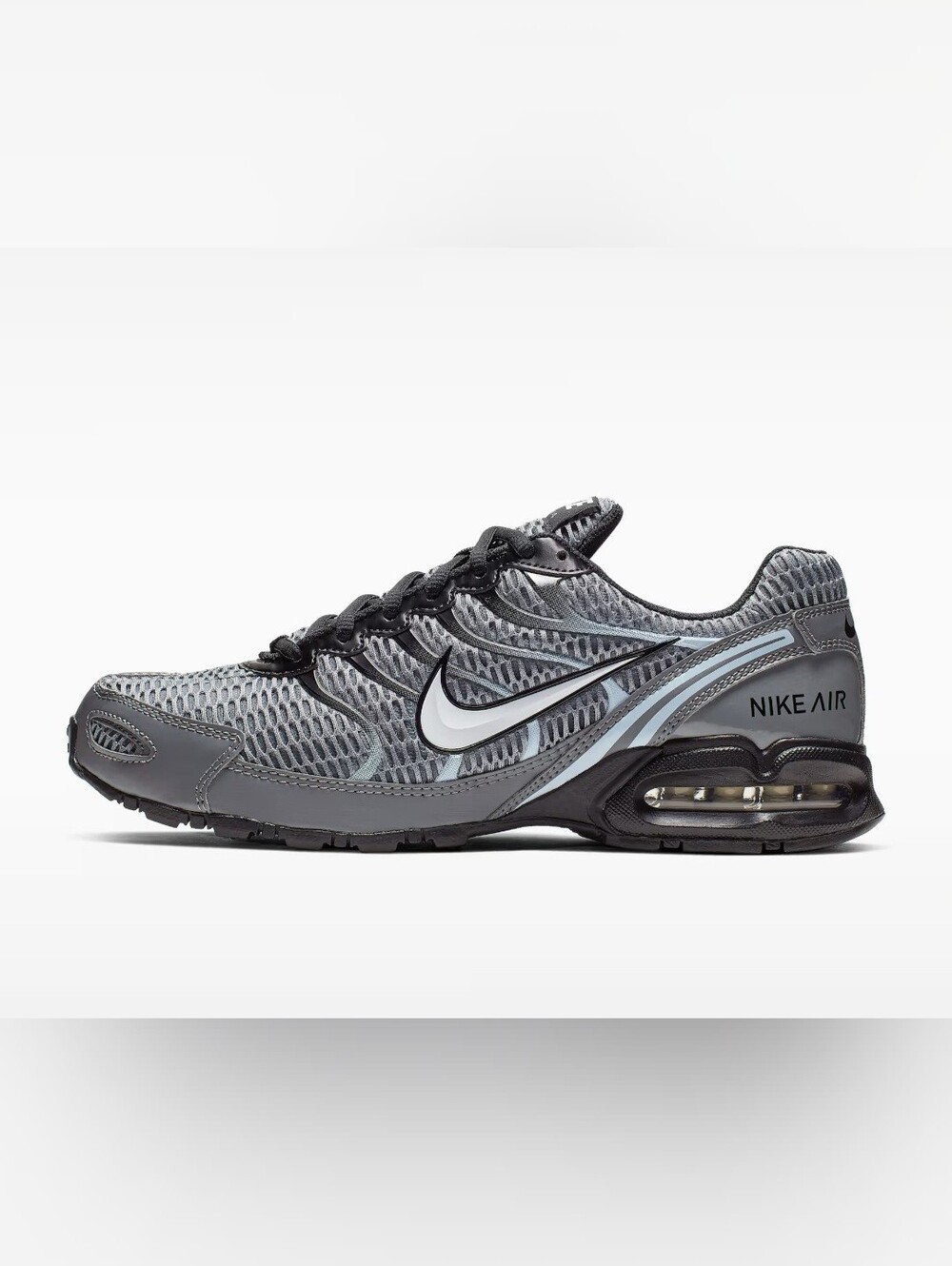Nike Men's Air Max Torch 4 running shoes in a cool grey, black, size 9 NIB Run